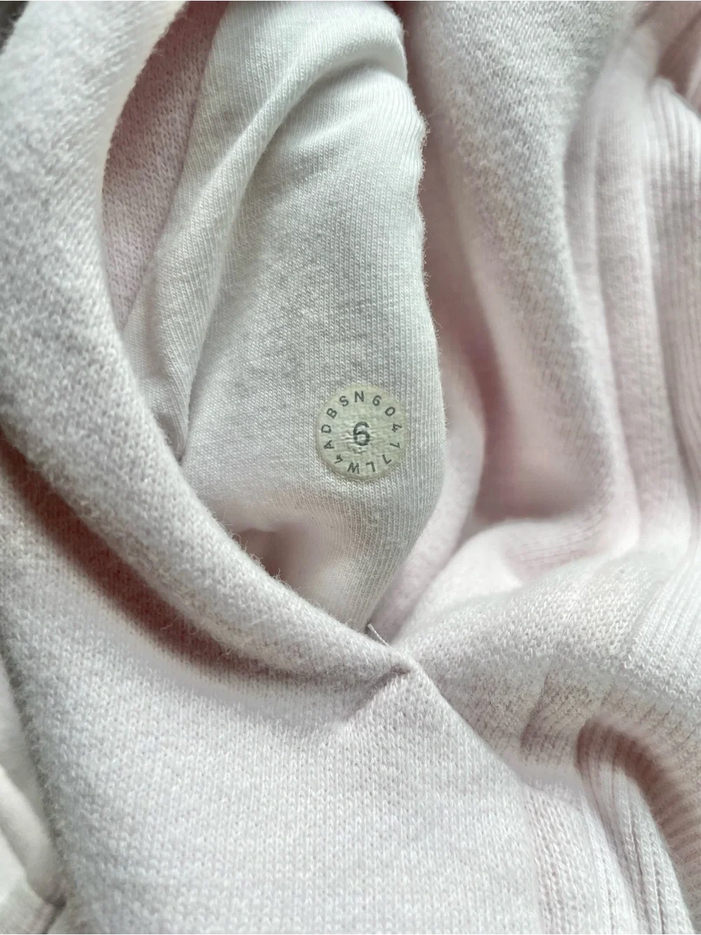 Lululemon Scuba Hoodie Womens Size 6 Fleece Flutterby Pink Full Zip Pockets EUC